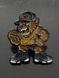 Chicago Bear Flexing Hat Pin